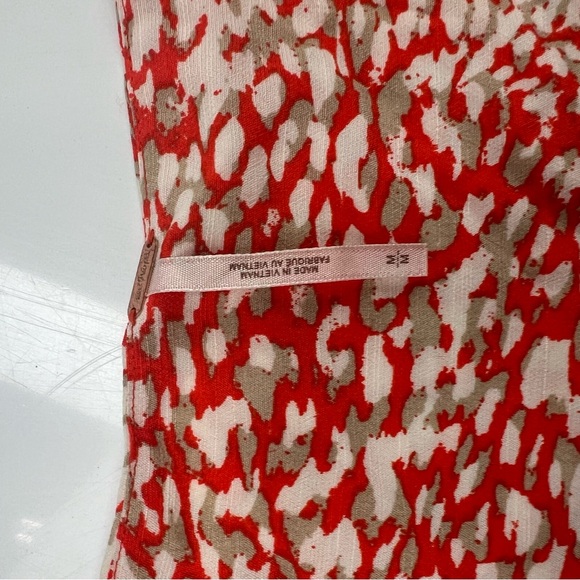 Free people women’s orange floral French Quarter Mini Dress M L126-23 - Picture 5 of 6